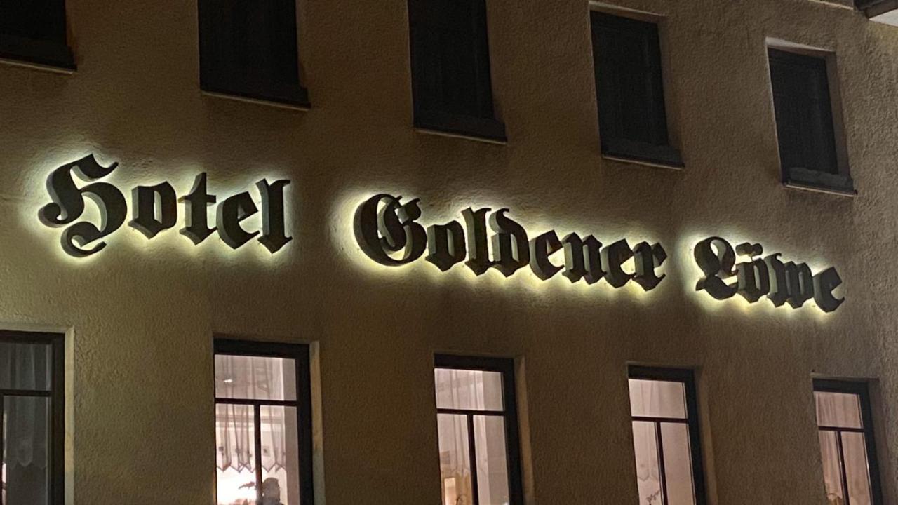 Hotel Goldener Loewe Zeulenroda-Triebes المظهر الخارجي الصورة